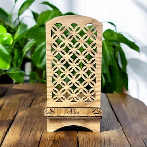 Personalized Decorative Phone Stand for Desk, Cell Phone Holder, Phone Holder, Desk Accessory, Desk organization, iPhone Stand