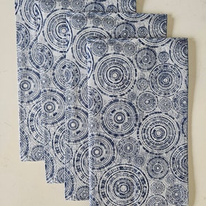 Silverplate Pattern GUEST TOWEL Size Napkin for Crafting, DECOUPAGE - Set of (4) Individual Napkins