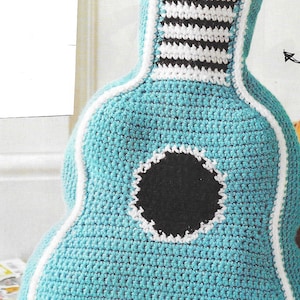 Ukulele / Guitar cushion toy Crochet Pattern