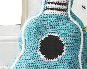 Ukulele / Guitar cushion toy Crochet Pattern