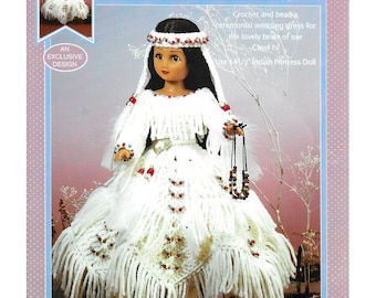 Indian Princess IV Crochet Pattern for Doll