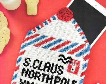 Letter to Santa Christmas Crochet Pattern - Also Gadget Case