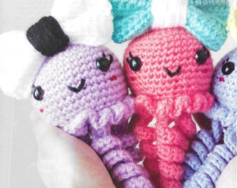 Crochet Pattern Jellyfish toy > beginner friendly