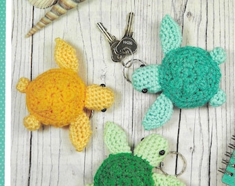 Turtle Crochet Keyring / Toy Pattern pdf