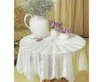 Cotton Tablecloth Knitting Pattern