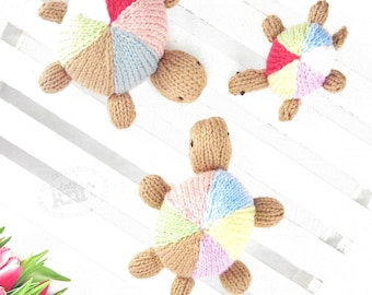 Family of Turtles Knitting Pattern toy