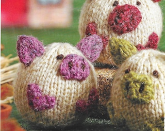 Three Little Pigs Knitting Pattern toy