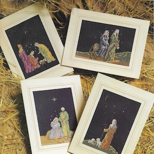 The Nativity Cross Stitch Patterns - 4 designs pdf