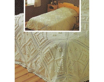 Cotton Bedspread Knitting Pattern