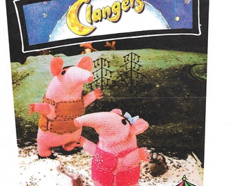 Clangers Knitting Pattern vintage toy