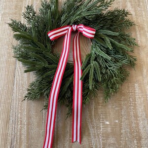 15 Inch Real Touch Mixed Norfolk & Cedar Pine Candle Cabinet Door Window Barstool Chair Coffee Console Christmas Event Winter Wedding Wreath