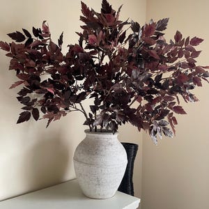 35" grande prune artificielle Cimicifuga Ramosa Racemosa Hillside beauté noire automne automne fausse tige de feuille florale