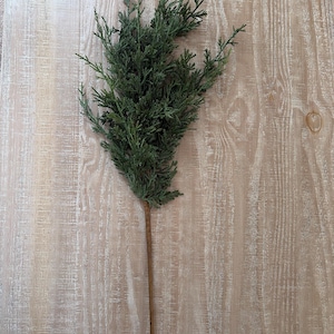 New! Real Touch Juniper Stems, 28" Bendable Winter Greenery