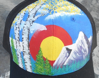 Custom Graffiti Hats Snapback Cap Trucker Spray Paint Artwork