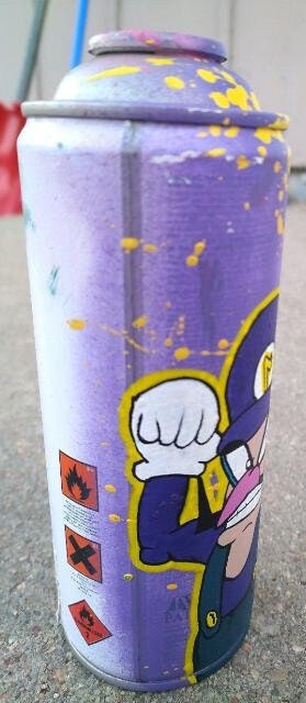 Super Mario Bros Spray Paint Can Artwork - Etsy Australia