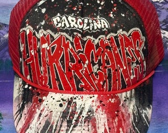 Carolina Hurricanes Hockey Team Rot SnapBack Trucker Hut