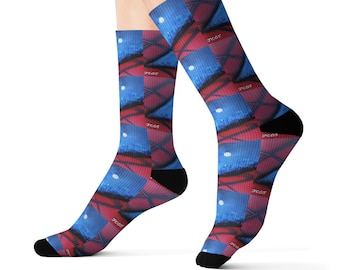 Spidey Sublimated Red Socks Eye Stadtbild New York