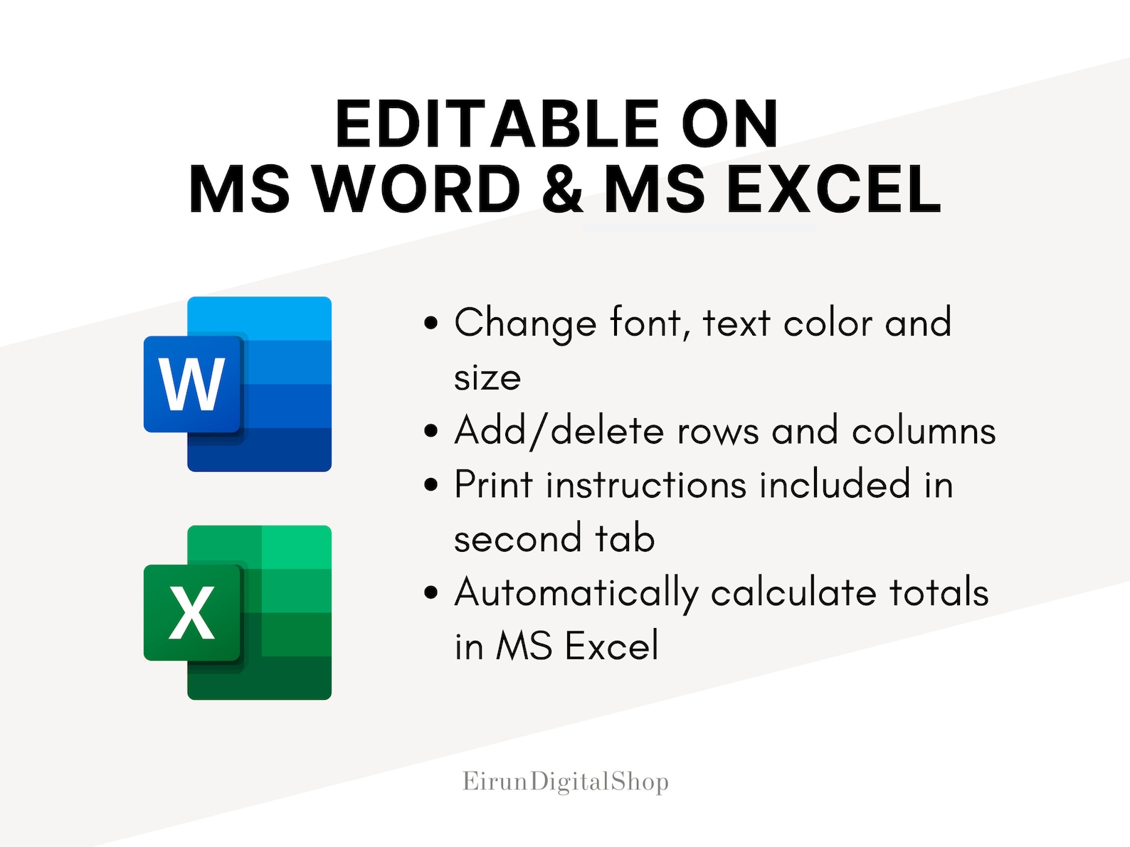 Work Order Template || Editable PDF/ Word/ Googledocs/ Googlesheets ...