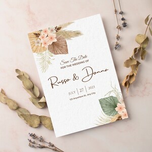 Wedding Invitation | Blue Modern Wedding  Invites | Invites Download | Invitation Template | Wedding Invitation