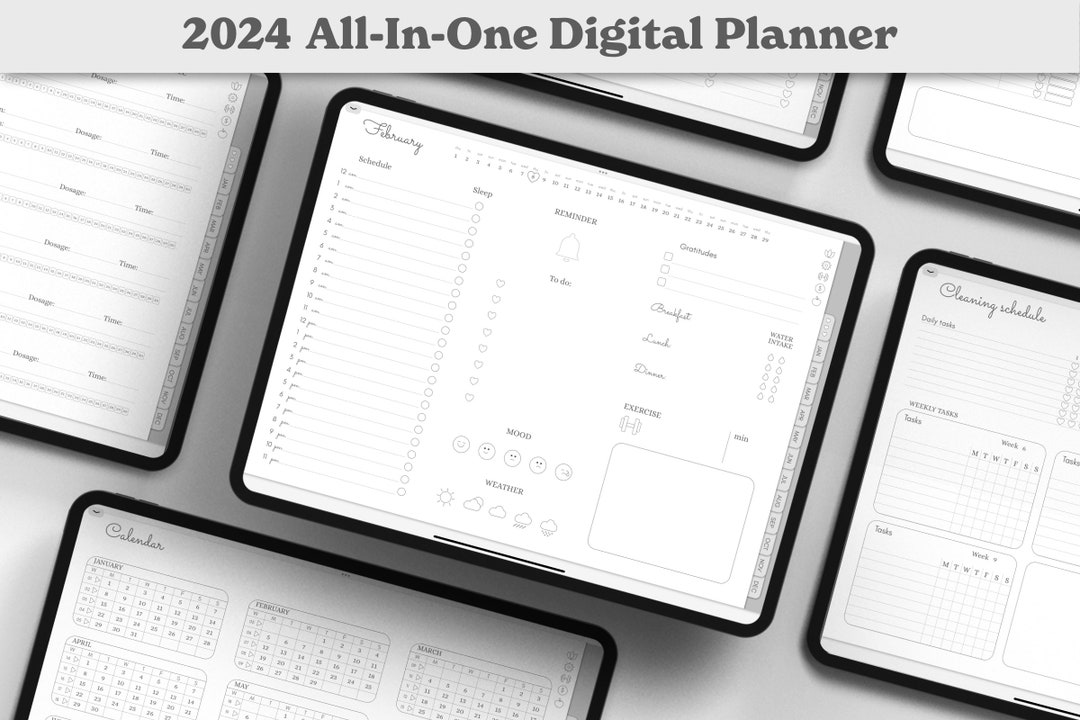 2024 Digital Planner, Goodnotes Planner, Notability Life Planner ...