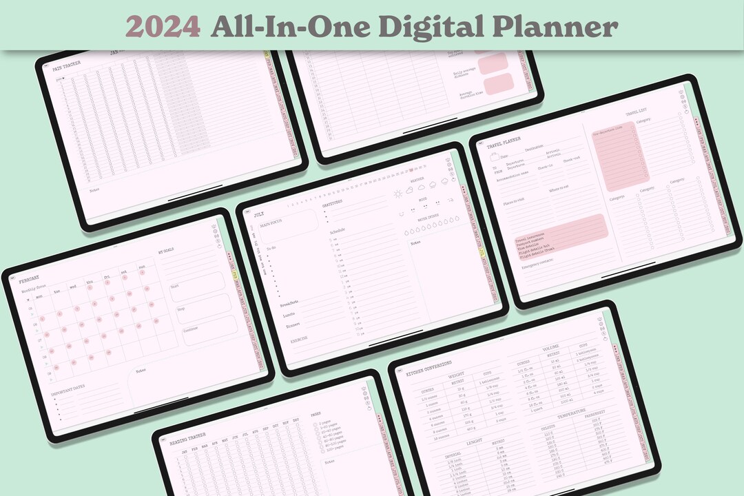 2024 Digital Planner, Goodnotes Planner, Notability Life Planner ...