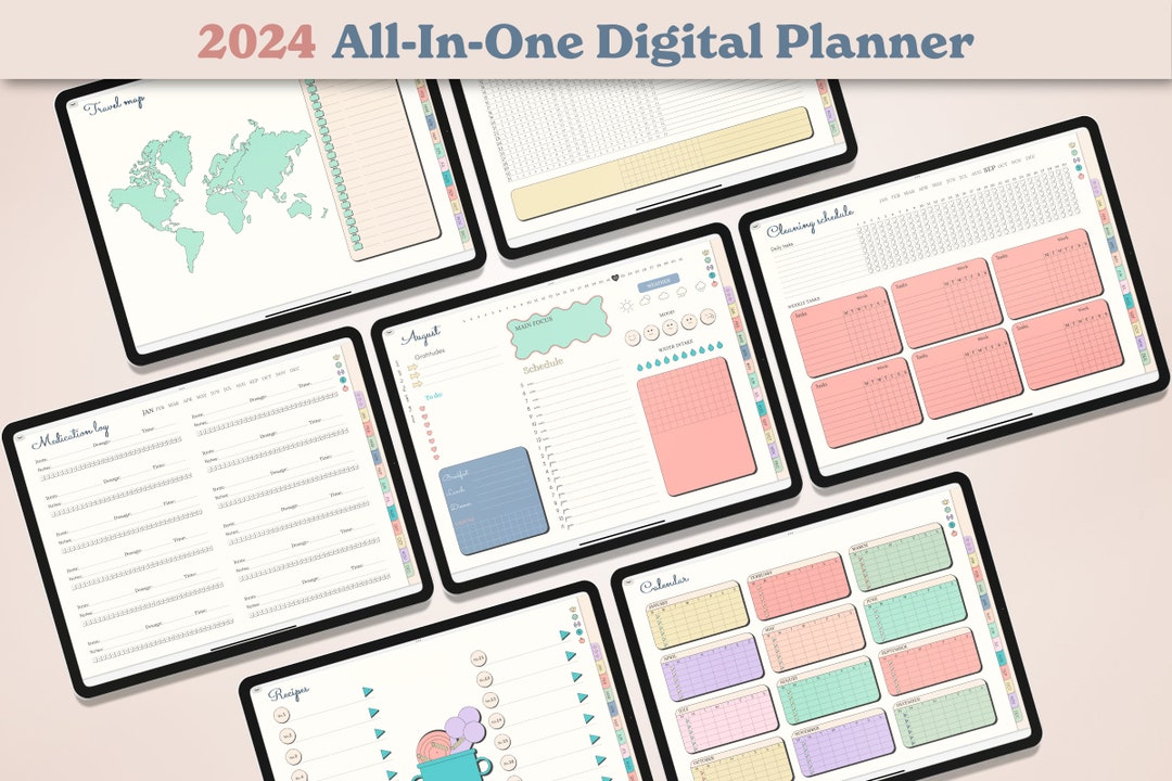 2024 Digital Planner, Goodnotes Planner, Notability Life Planner ...