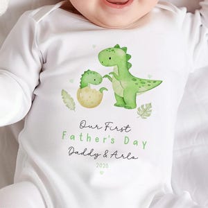 Personalised Father&#39;s Day Sleepsuit, My 1st Father&#39;s Day Outfit, Baby Dad Gift, New Dad Gift, Babies 1st Father&#39;s Day Outfit, Gift For Dad