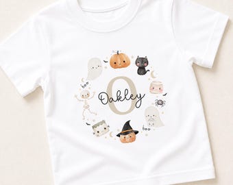 Personalised Halloween T-Shirt, Halloween Outfit, Children's Halloween T Shirt, Halloween Accessories, Cutest Pumpkin Outfit