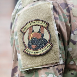 OCP The Goodest Boy Military Email Dog V2 - Spice Brown OCP Stitched Patch