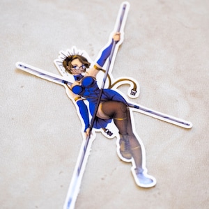 BoTaiYo - Warrior Princess Clear Die-Cut Glossy Waterproof Anime Sticker