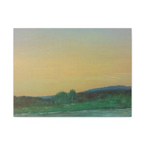 Chepachet Overlook, Original Artwork by BBQBob printed on Matte Canvas, Stretched, 1.25&quot;