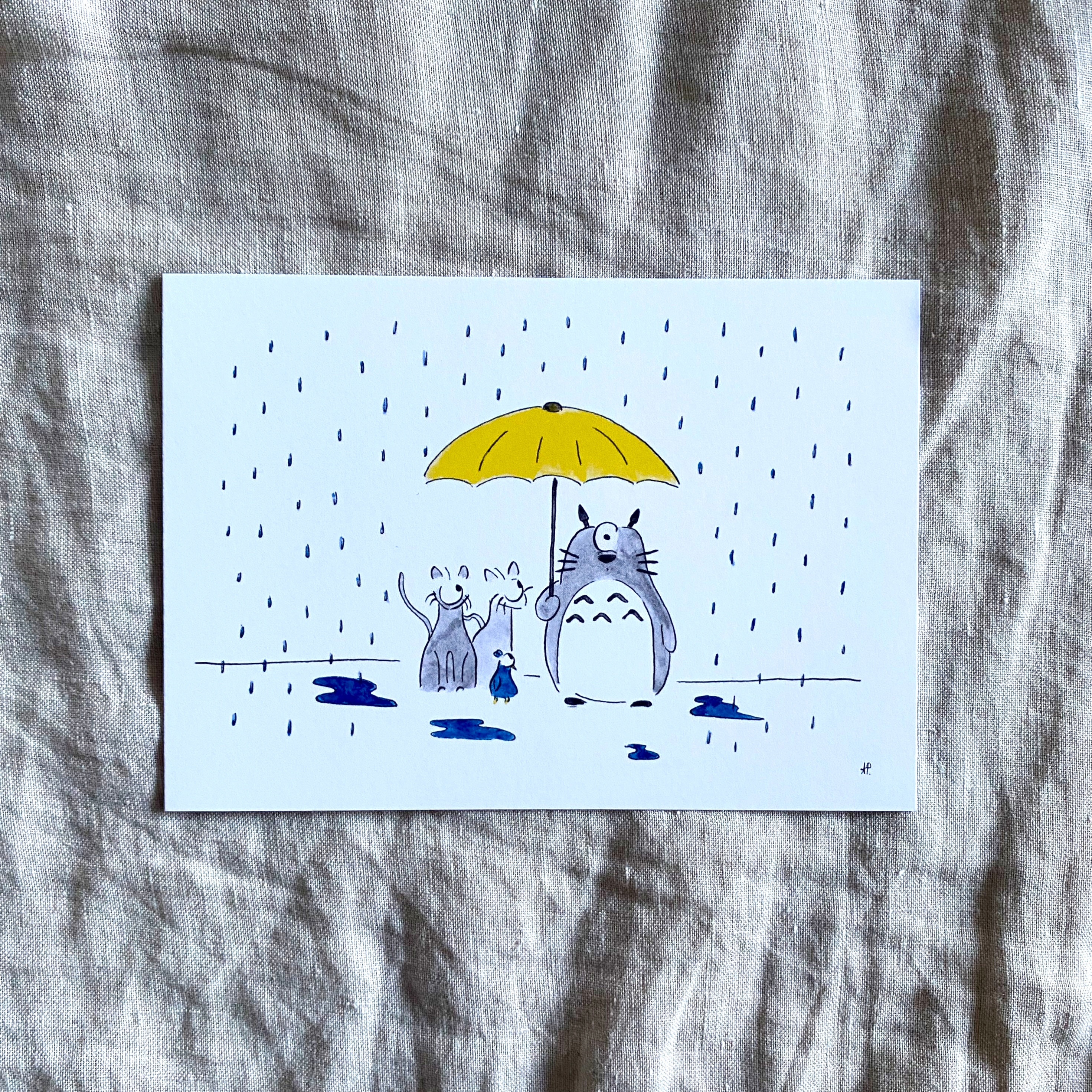 Totoro Postcard 