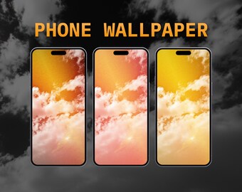 Gradient Clouds Phone Wallpaper