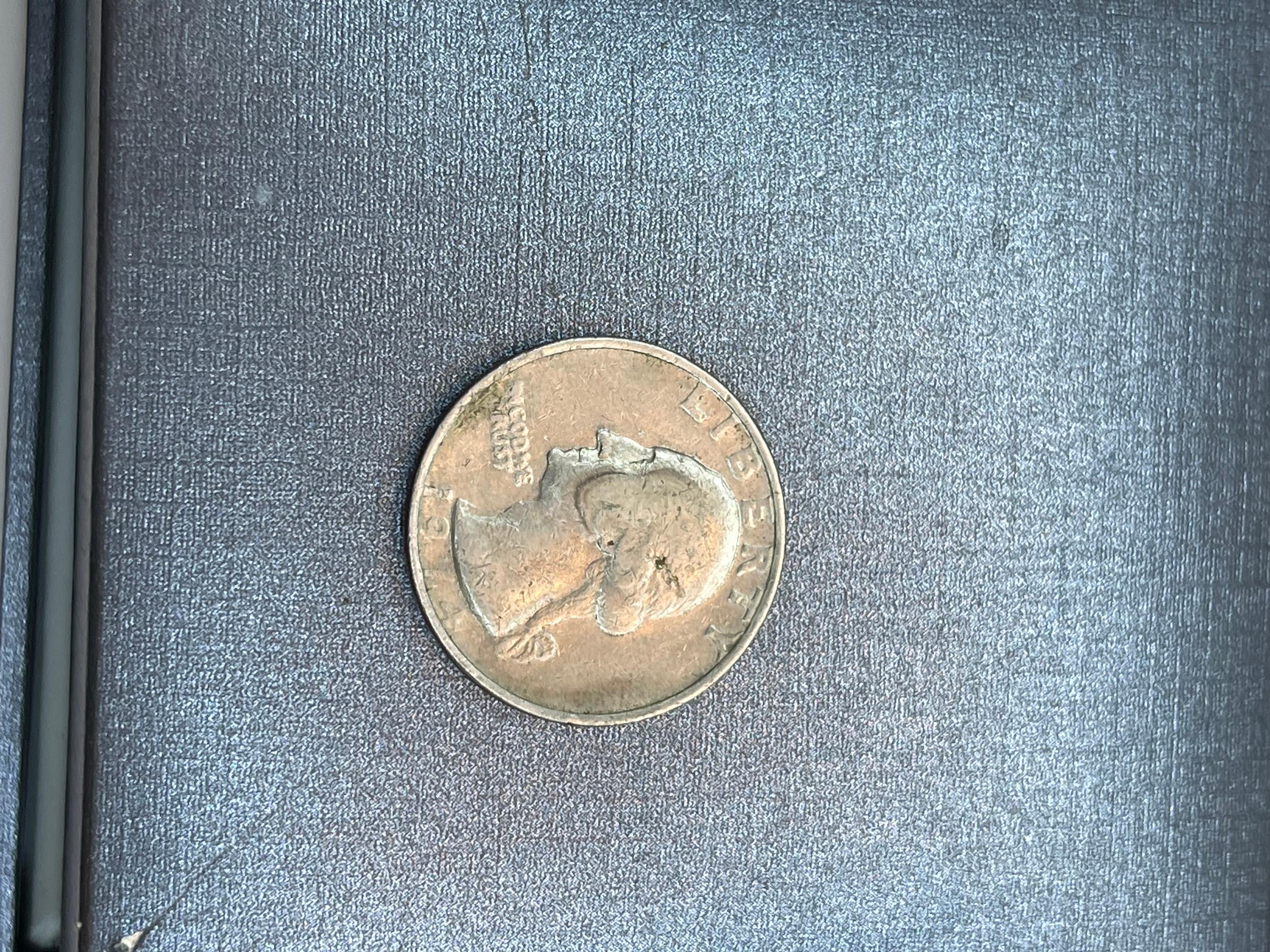 1974 QUARTER ERROR NO MINT MARK visual data 6