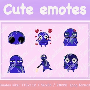 Blue Repo emotes for twitch discord - Instant digital download
