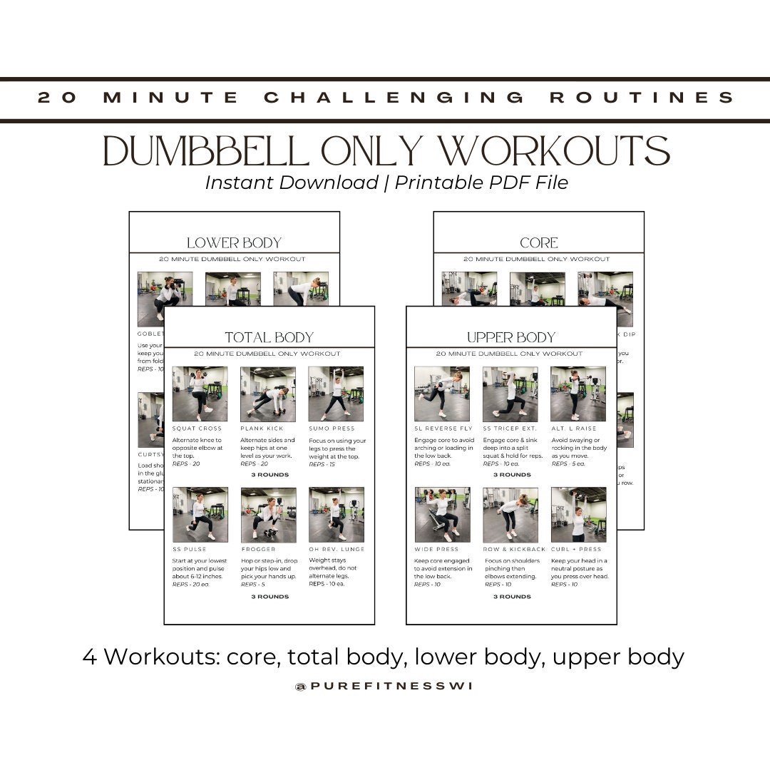 Elevate Your Fitness Dumbbell-Only Full Body Program