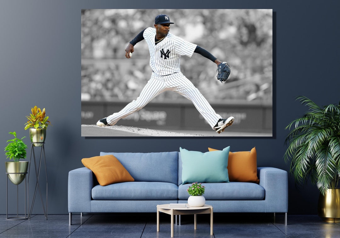 New York Yankees Canvas Poster Print Artnew York Yankees Etsy
