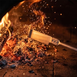 Heavy Duty Stainless Steel Ember Rake – Pizza Oven Fire Management Tool