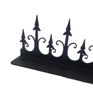 Decorative Metal Fence Spikes: Anti-Climb Security Solution for Burglary Prevention and Garden Protection
