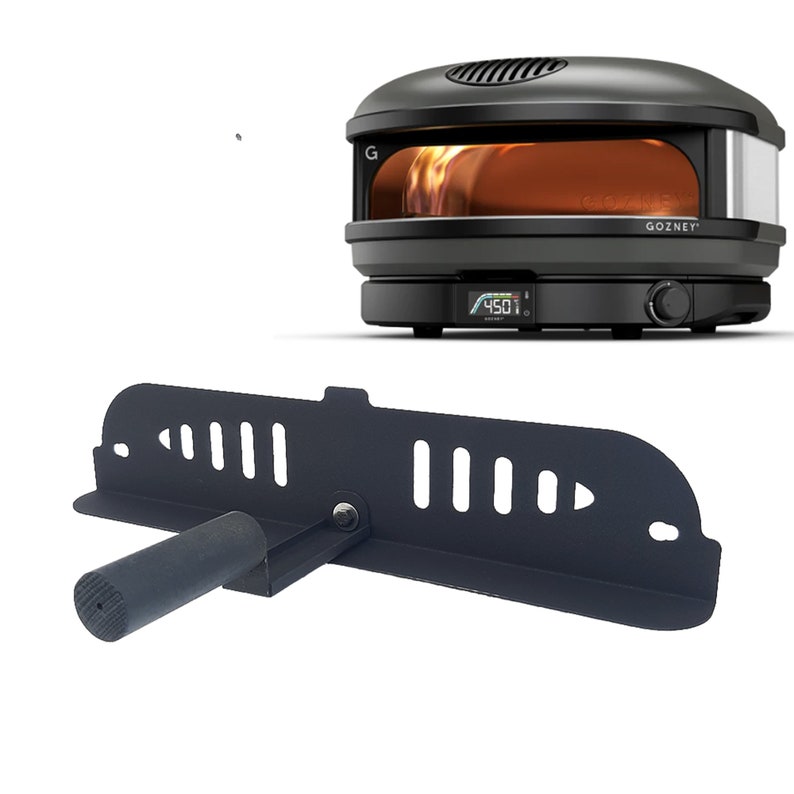 Améliorez la cuisson avec la mise à niveau de la porte à chicanes personnalisée pour le four à arc électrique de Gozney Black Painted