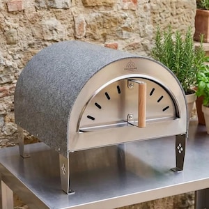 Ardore Emozione, Ispirazione & Bollore Edelstahl-Pizzaofen-Schallwandtür – Sicherer Luftstrom