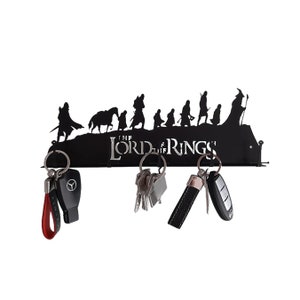 Herr der Ringe Schlüsselhalter aus Metall: Einzigartiger Schlüsselhalter für Mittelerdefans