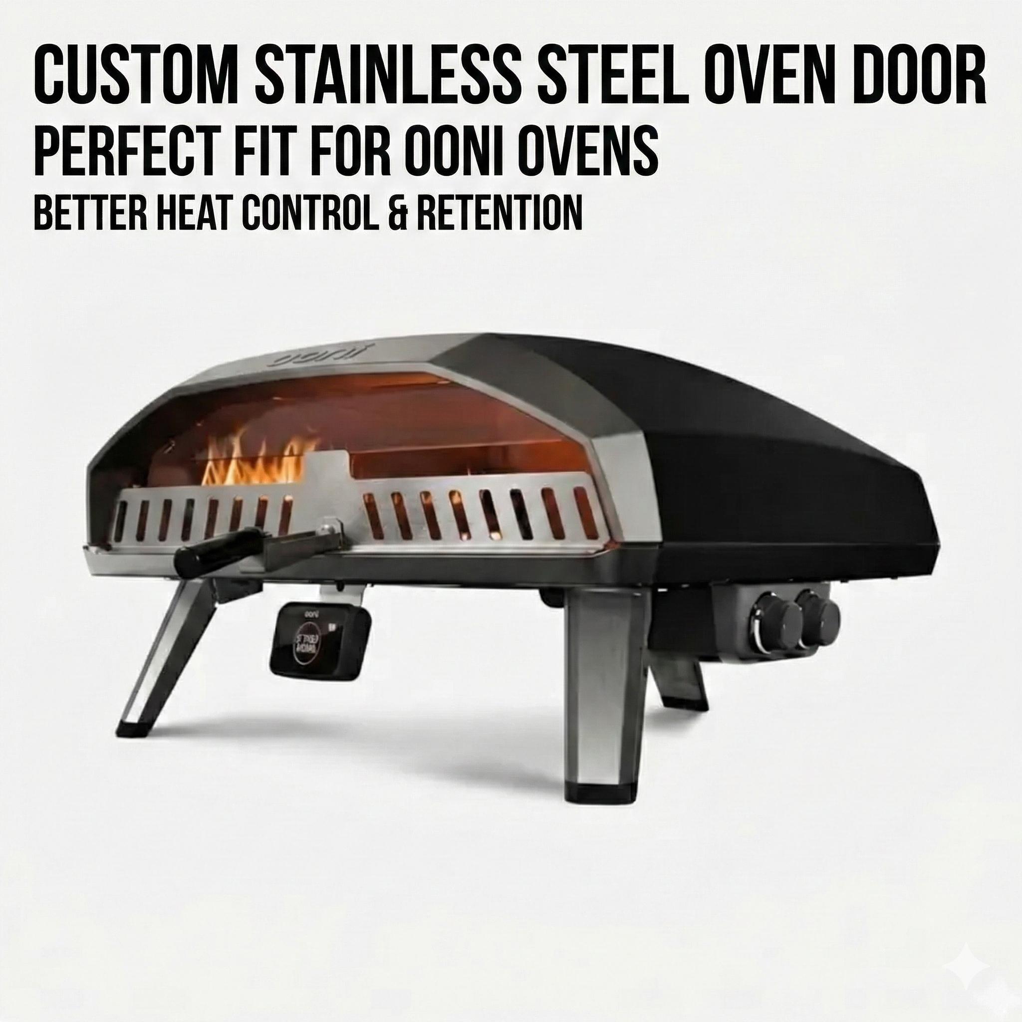 Ooni Koda 2 Max Door – Custom Stainless Steel Oven Accessory - Etsy