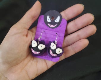 Kolczyki Gastly'ego