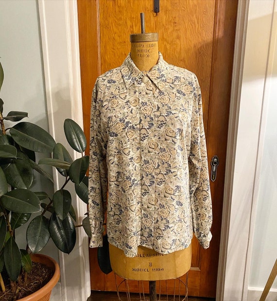 90s Floral Pendleton Blouse - image 4