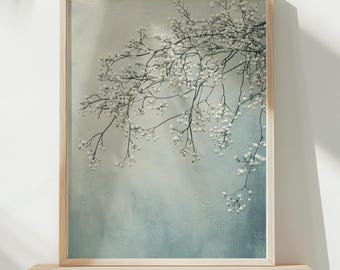 Baby's Breath Flower Print: Vintage Botanical Art (Digital Download)