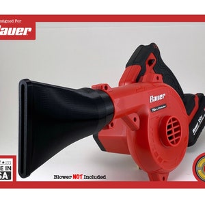 Car Drying Nozzle Bauer Compact Blower Blade Nozzle Car Detailing Nozzle Bauer 20V Blower 1916C-B Swivel Blower Nozzle Car Detailing