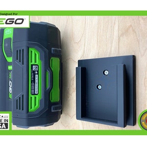 EGO Battery Holder Wall Mount - Battery Mount EGO 56V Battery Holder Under Shelf Mount EGO 56V Battery Holder Cabinet Mount Workbench Gift