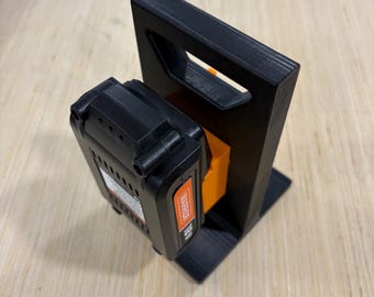 BattCaddy X2 - Portable Battery Holder for Warrior 18V - 2 Slot Battery Caddy