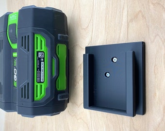 Soporte de batería resistente para EGO 56V - Organizador para montaje en pared, estante o armario